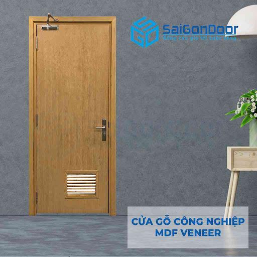 Cửa toilet gỗ MDF Veneer Cửa toilet gỗ MDF Veneer