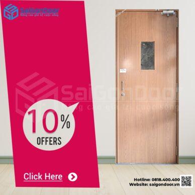 SaiGonDoor nơi cung cấp cửa thép chống cháy đạt tiêu chuẩn PCCC