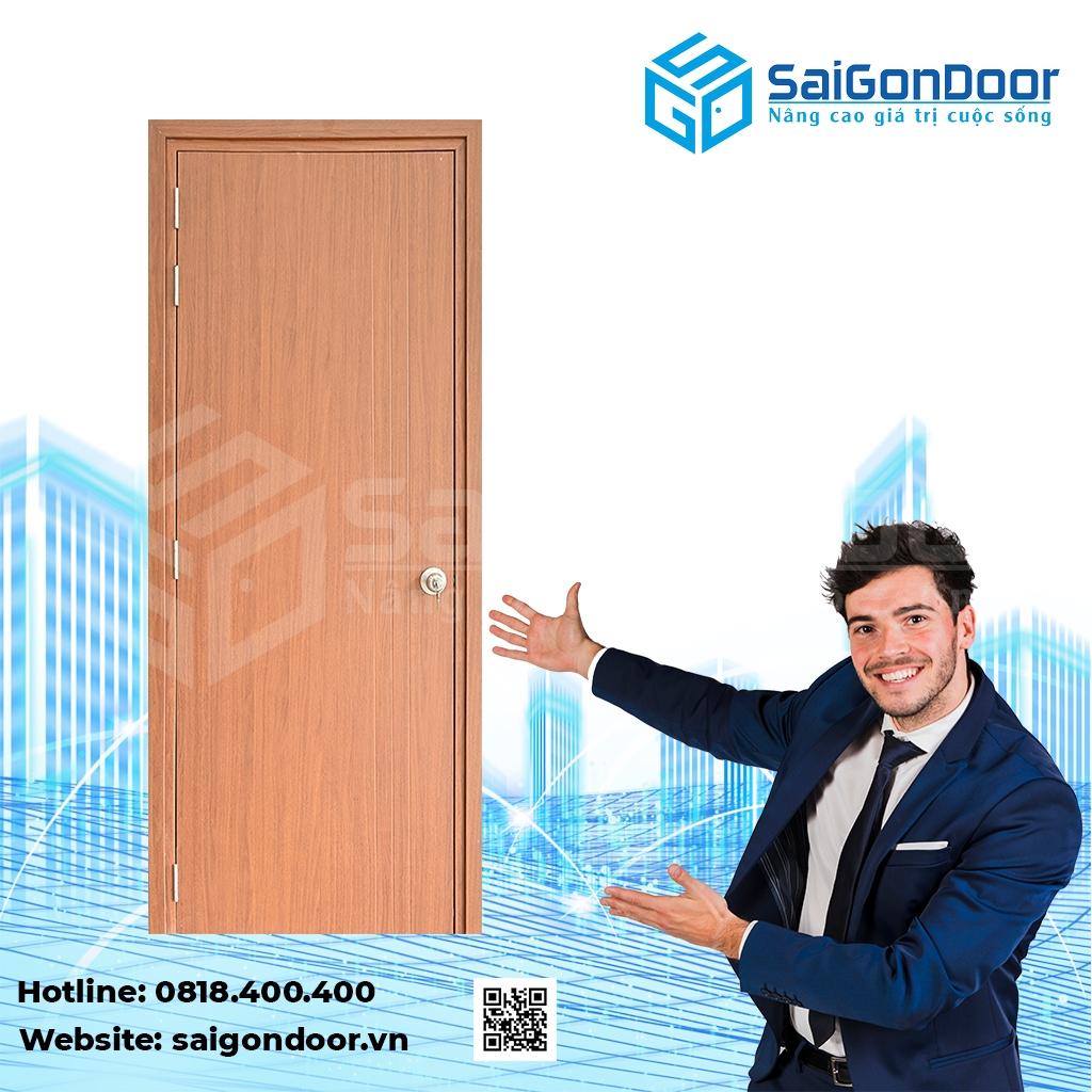 Cửa phòng khách sạn gỗ nhựa Composite