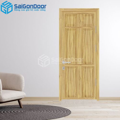 Cửa Gỗ Công Nghiệp 6A Sồi 1-HDFV-SGD_1