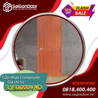 Một số mẫu cửa nhựa gỗ tại SaiGonDoor