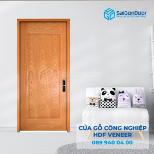 Cửa Gỗ HDF Veneer 1B oak Sồi-SGD
