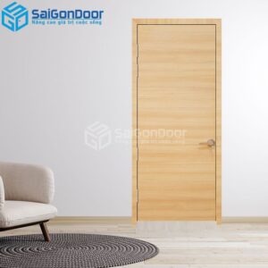 Cửa Gỗ MDF Laminate P1 van ngang-MDFL-SGD