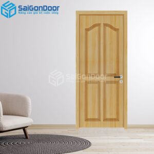 Cửa Gỗ Công Nghiệp SGD 4A ASH 2-HDFV-SGD