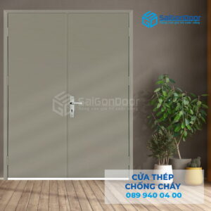 Cửa Thép Chống Cháy 2P1-SGD
