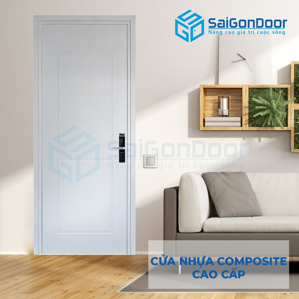 Cửa nhựa gỗ Composite cho phòng ngủ