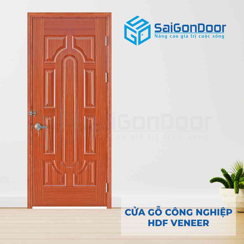 Cửa gỗ HDF Veneer 19 phòng ngủ