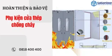 Hoàn Thiện và Bảo Vệ: Phụ Kiện Cửa Thép Chống Cháy