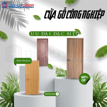 CỬA GỖ CÔNG NGHIỆP GIAHUYDOOR – SỰ LỰA CHỌN BỀN ĐẸP VÀ KINH TẾ