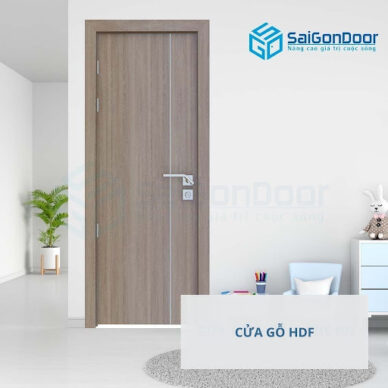 Thi công, báo giá cửa gỗ HDF Veneer tại huyện Bình Chánh