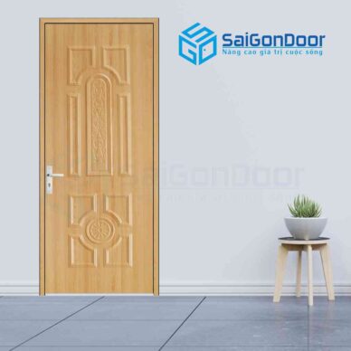 Cửa gỗ HDF Veneer dùng cho văn phòng công ty