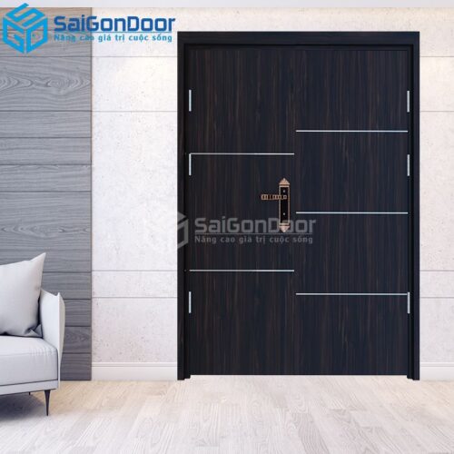 Cửa Gỗ Công Nghiệp MDF Laminate 2P1R5-MDFL-SGD