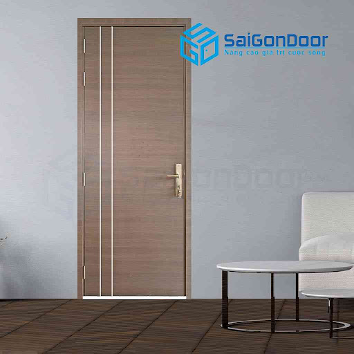 Thi công cửa gỗ HDF Melamine Sài Gòn Door tại Khánh Hòa