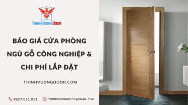 Báo Giá Cửa Phòng Ngủ Gỗ Công Nghiệp & Chi Phí Lắp Đặt