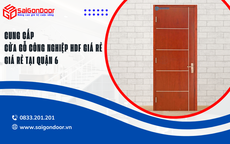 Cung cấp cửa gỗ công nghiệp HDF giá rẻ tại Quận 6 (4)