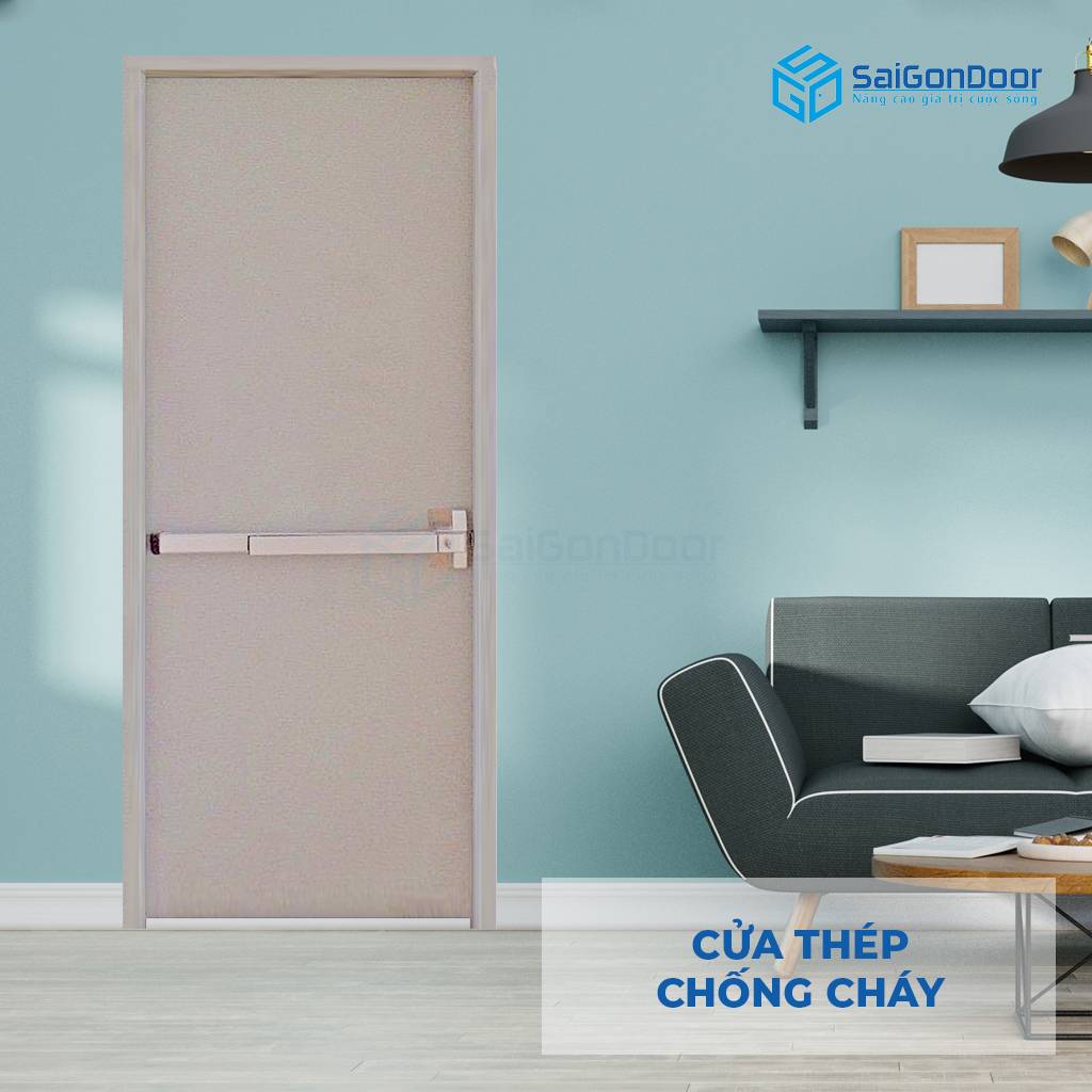 Cửa thép chống cháy đảm bảo an toàn khi lắp đặt sử dụng