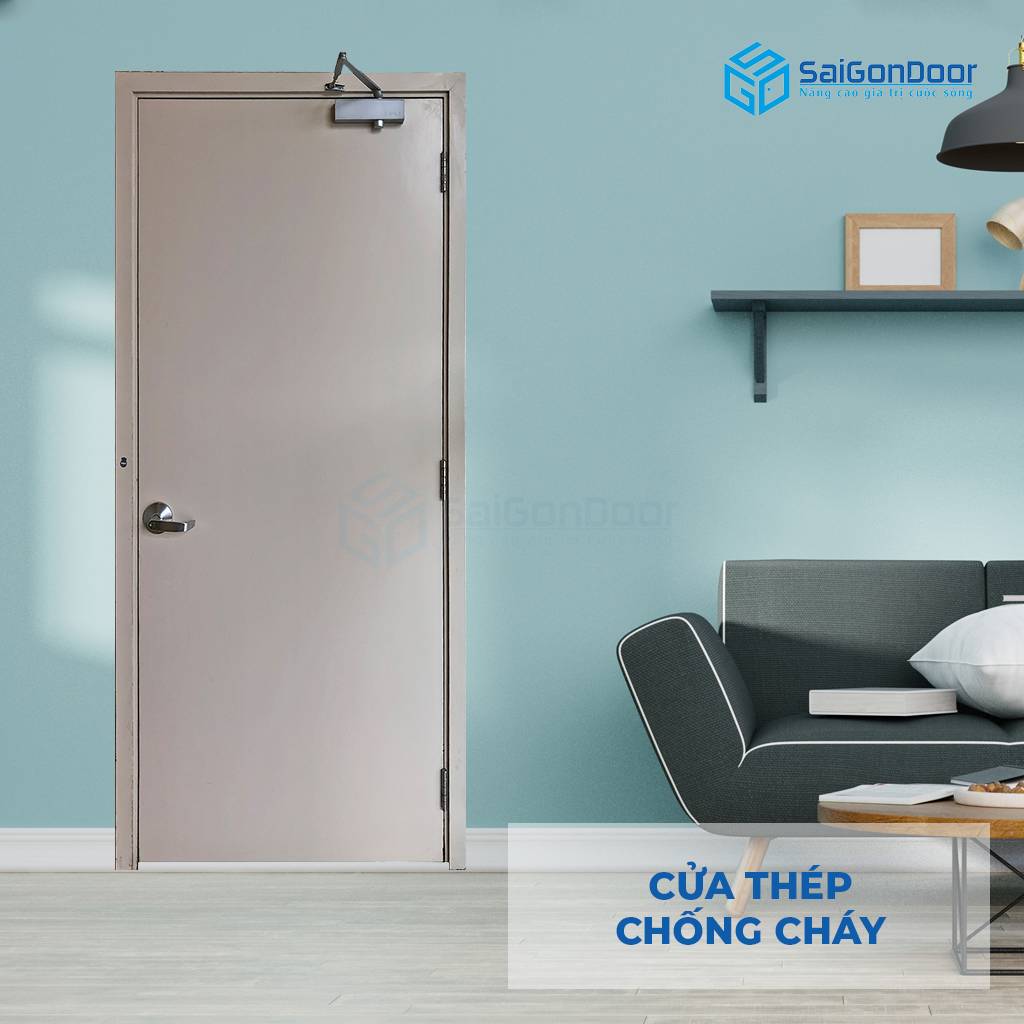 Cửa thép chống cháy đảm bảo an toàn khi lắp đặt sử dụng