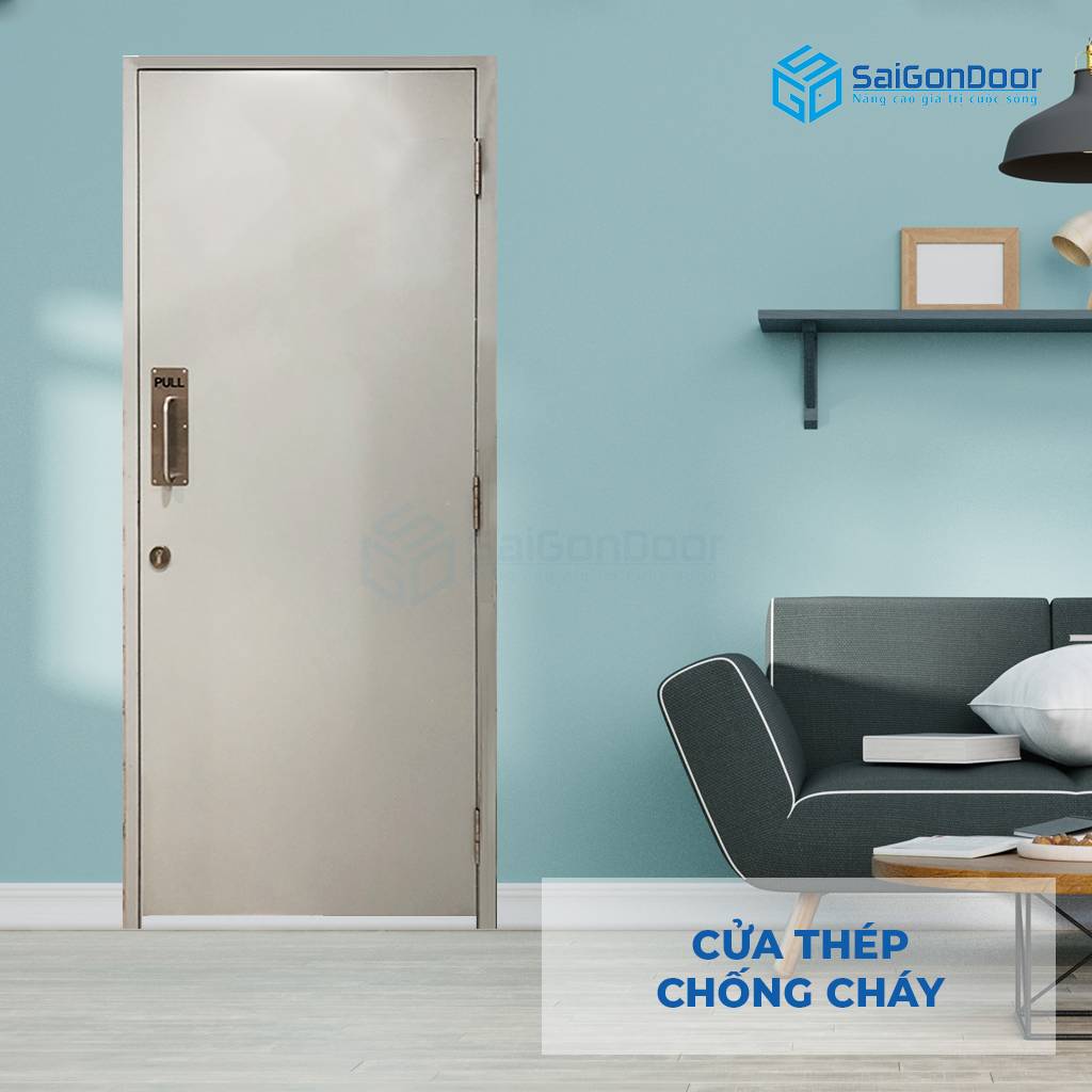 Cửa thép chống cháy đảm bảo an toàn khi lắp đặt sử dụng