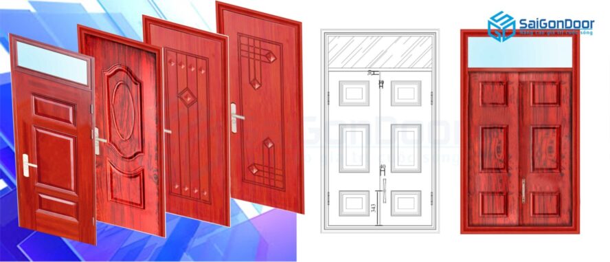 CỬA THÉP VÂN GỖ NGĂN CHÁY - LỰA CHỌN HOÀN HẢO NĂM 2021