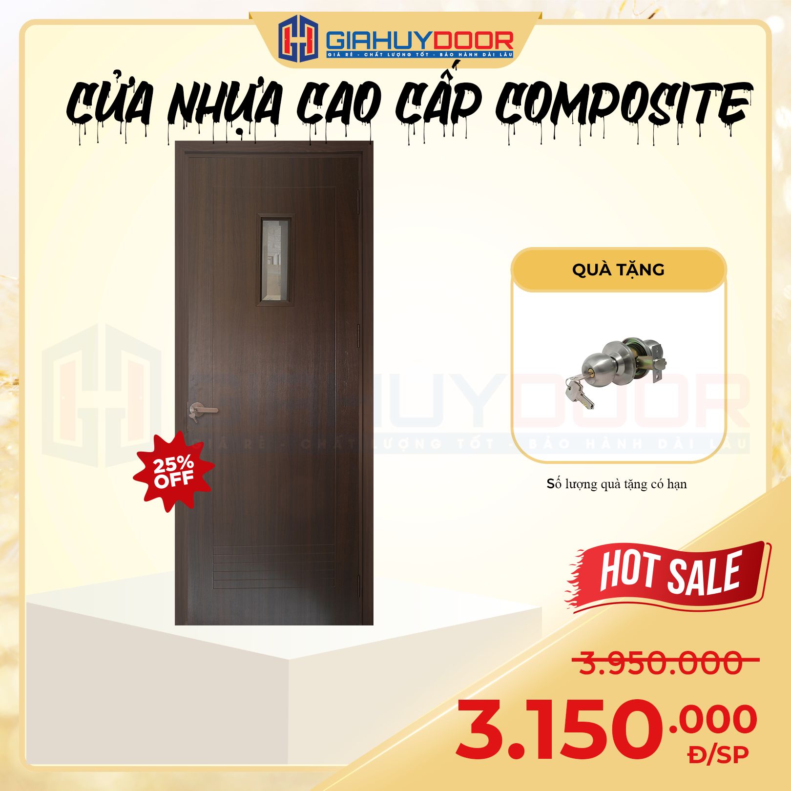 CỬA NHỰA GỖ COMPOSITE GIAHUYDOOR – BỀN ĐẸP, CHỐNG ẨM, GIÁ TỐT CỬA NHỰA GỖ COMPOSITE GIAHUYDOOR – BỀN ĐẸP, CHỐNG ẨM, GIÁ TỐT