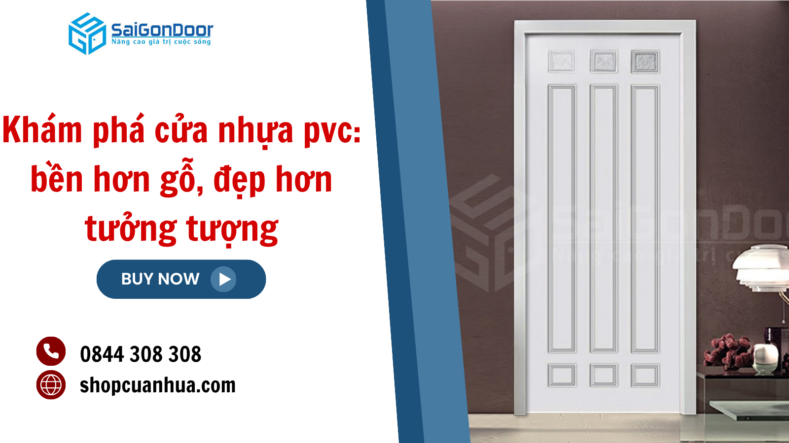 Khám phá cửa nhựa pvc: bền hơn gỗ, đẹp hơn tưởng tượng
