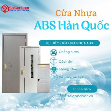 Cửa nhựa ABS Hàn Quốc: Lựa chọn tinh tế cho không gian kiến trúc hiện đại