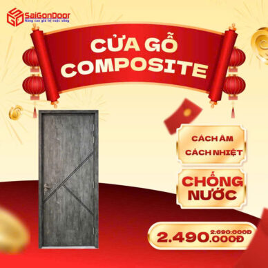 Cửa gỗ composite: Giải pháp hoàn mỹ cho không gian sống hiện đại