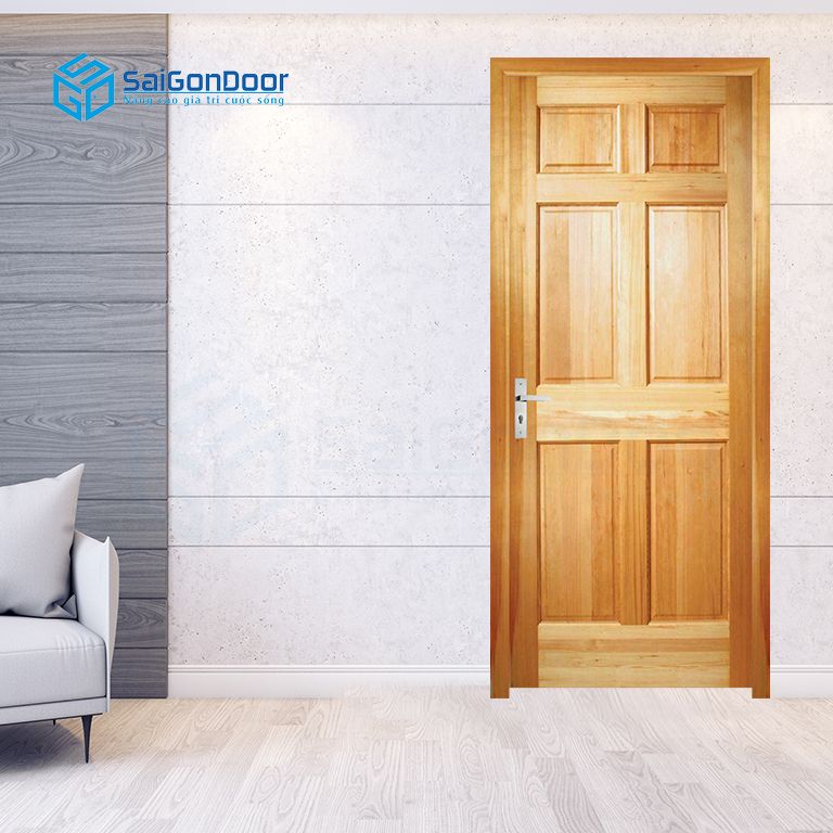 Cửa gỗ tự nhiên cho độ bền lớn hơn cửa gỗ công nghiệp