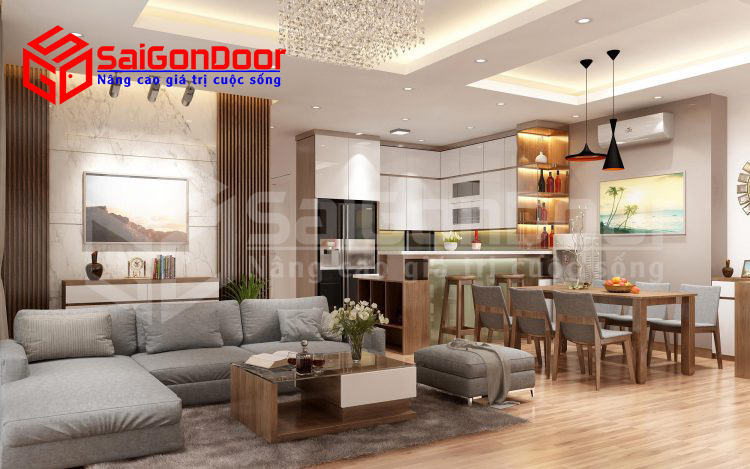 Gỗ MDF được ứng dụng nhiều trong ngành sản xuất đồ gỗ như cửa và nội thất
