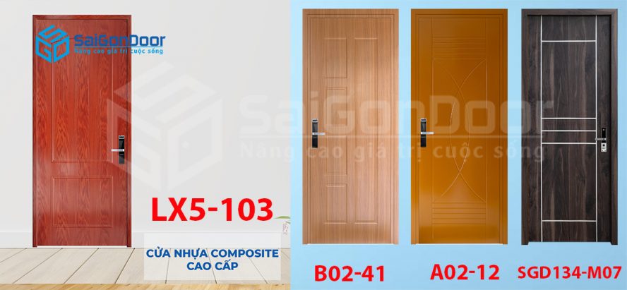 Cửa gỗ nhựa Composite dùng làm cửa thông phòng