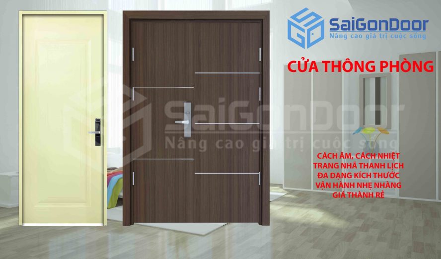Cửa thông phòng đẹp
