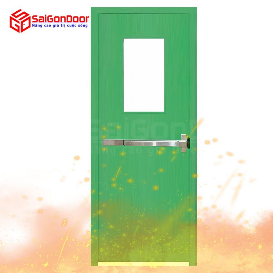 Cửa chống cháy SaiGonDoor cho chất lượng tốt đắp ứng tiêu chuẩn ngăn cháy đã được kiểm định