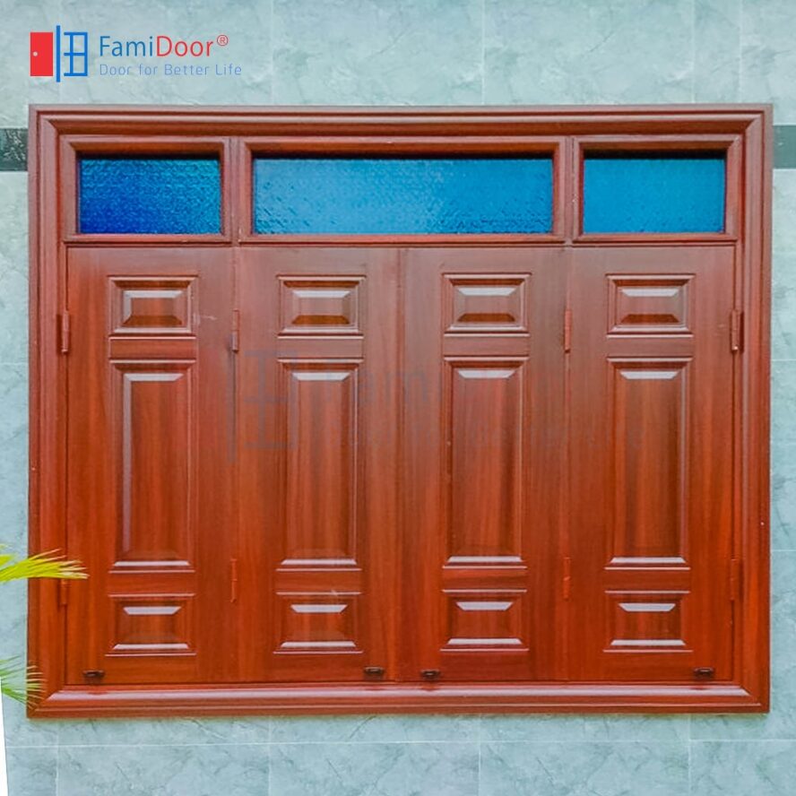 Mẫu cửa sổ 4 cánh mở