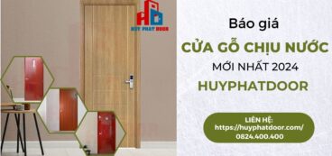 Báo giá cửa gỗ chịu nước mới nhất 2024