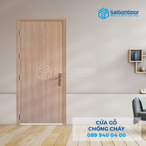 Cửa Gỗ Chống Cháy MDF Laminate P1-SGD