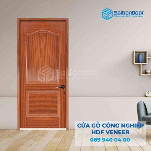 Cửa Gỗ HDF Veneer 2A sapele 2