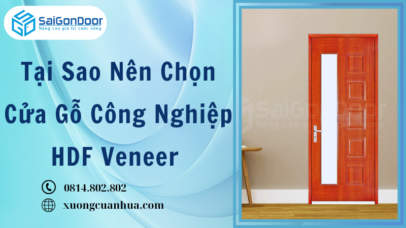 Tại Sao Nên Chọn Cửa Gỗ Công Nghiệp HDF Veneer