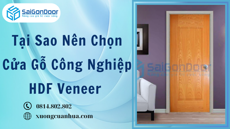 Tại Sao Nên Chọn Cửa Gỗ Công Nghiệp HDF Veneer
