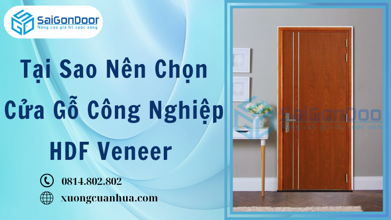 Tại Sao Nên Chọn Cửa Gỗ Công Nghiệp HDF Veneer