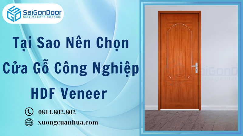 Tại Sao Nên Chọn Cửa Gỗ Công Nghiệp HDF Veneer
