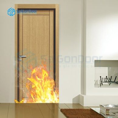 Cửa phòng bếp an toàn ngăn cháy tốt SGD GCC-P1R4B