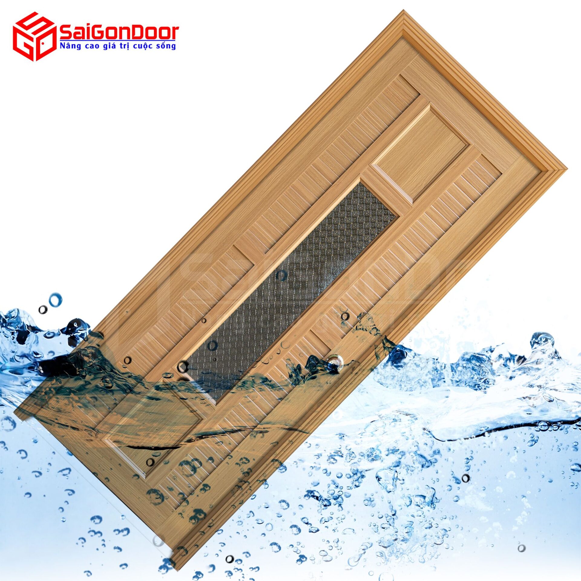 Cửa nhựa giả gỗ nhà vệ sinh giá rẻ