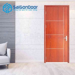 Cửa Gỗ MDF Veneer P1R4b xoan dao 4