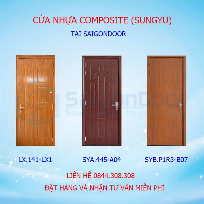 Cập nhập giá cửa nhựa composite Sungyu tại SaigonDoor đầu năm 2021 1 Cập nhập giá cửa nhựa composite Sungyu tại SaigonDoor đầu năm 2021