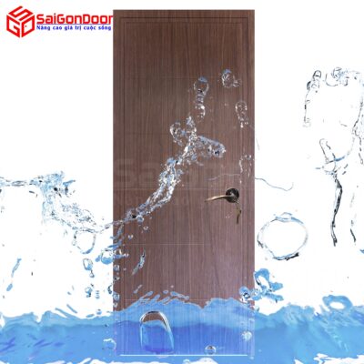 Được cấu tạo từ gỗ và nhựa nên cửa có được đặc tính của gỗ và nhựa