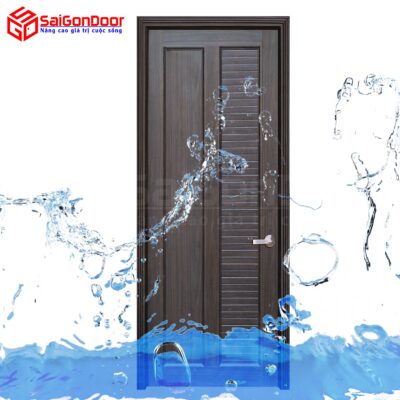 Cửa nhựa giả gỗ PVC giá rẻ