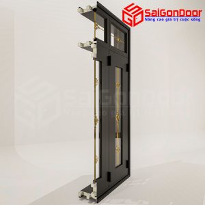 Cửa Nhôm Vân Gỗ SGD-CNVG-29