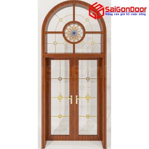 Cửa Nhôm Vân Gỗ SGD-CNVG-52