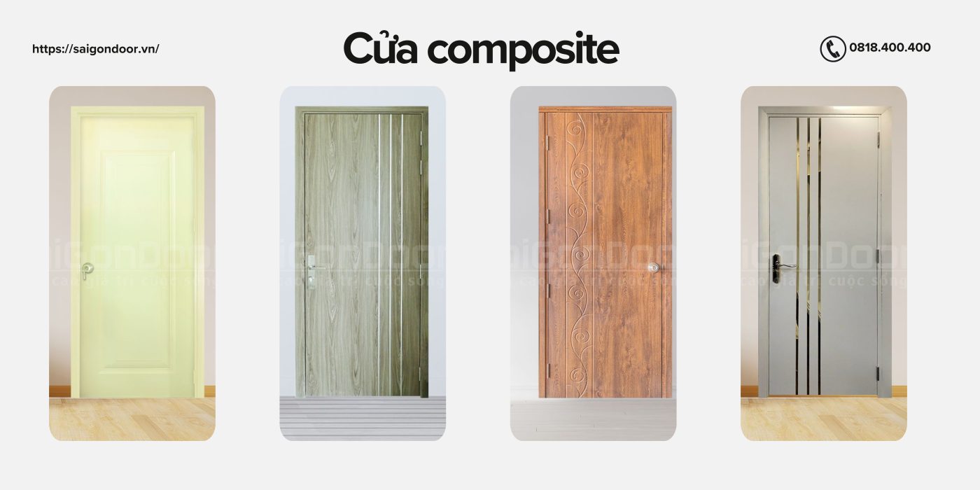 Cửa nhựa composite được làm từ chất liệu WPC phổ biến hiện nay