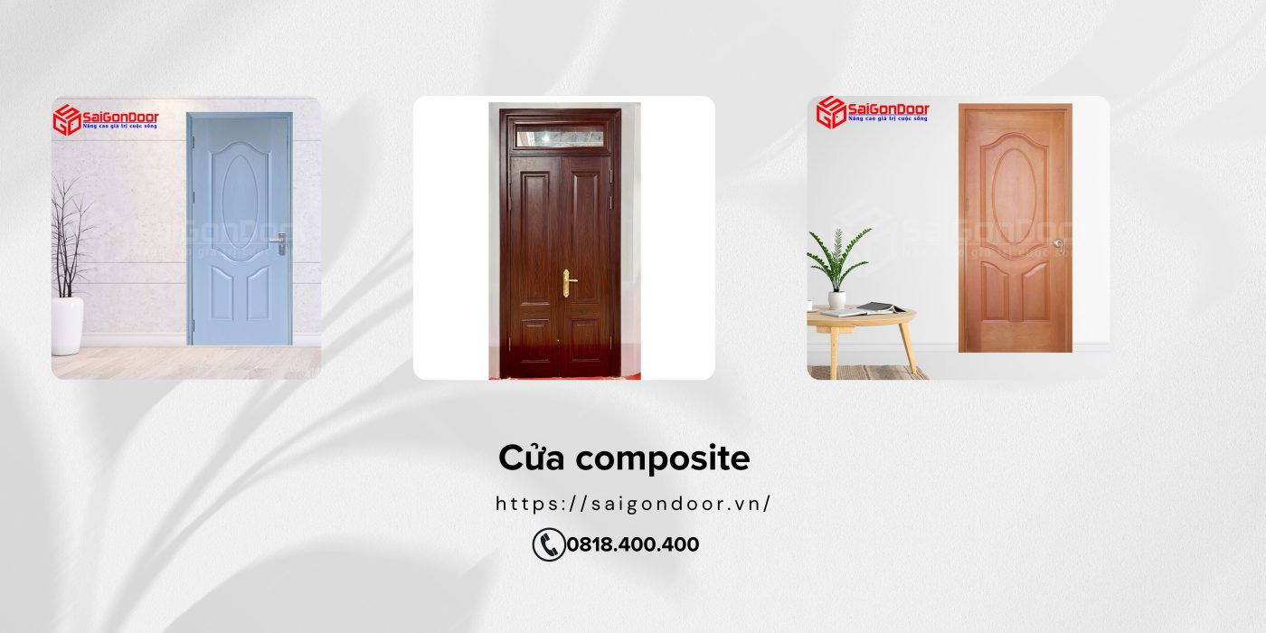 Cửa composite tỉnh Bạc Liêu được làm từ  WPC quen thuộc